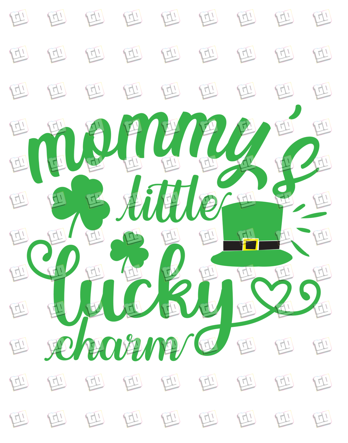 Mommy's Little Lucky Charm - St. Patrick's Day - DTF Transfer
