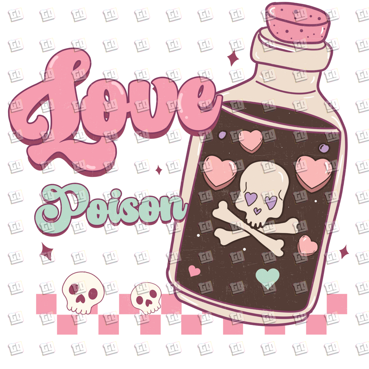 Love Poison - Valentines - DTF Transfer