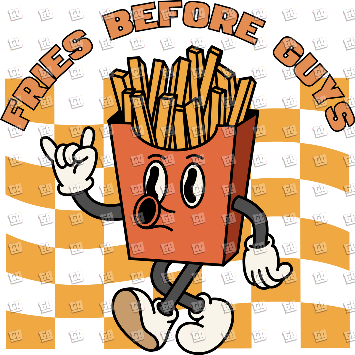 Fries Before Guys - Valentines - DTF Transfer