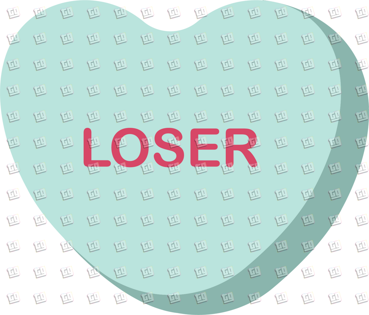 Loser Candy Heart - Valentines - DTF Transfer