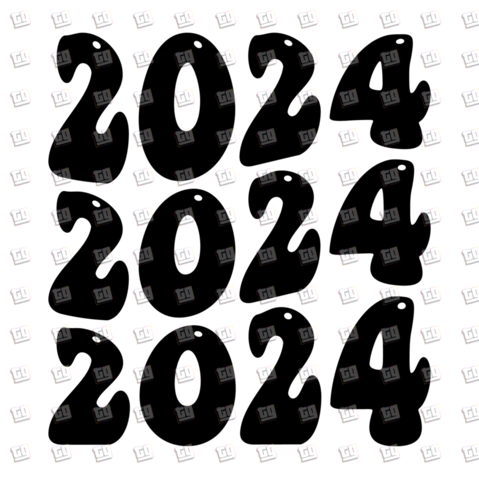 2024 2024 2024 - New Years - DTF Transfer