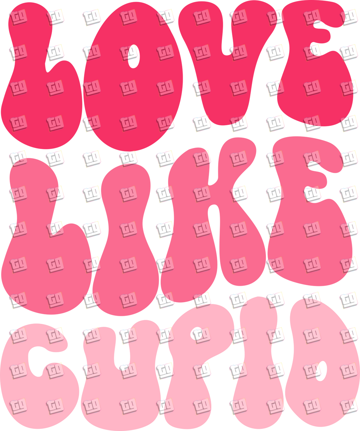 Love Like Cupid - Valentines - DTF Transfer