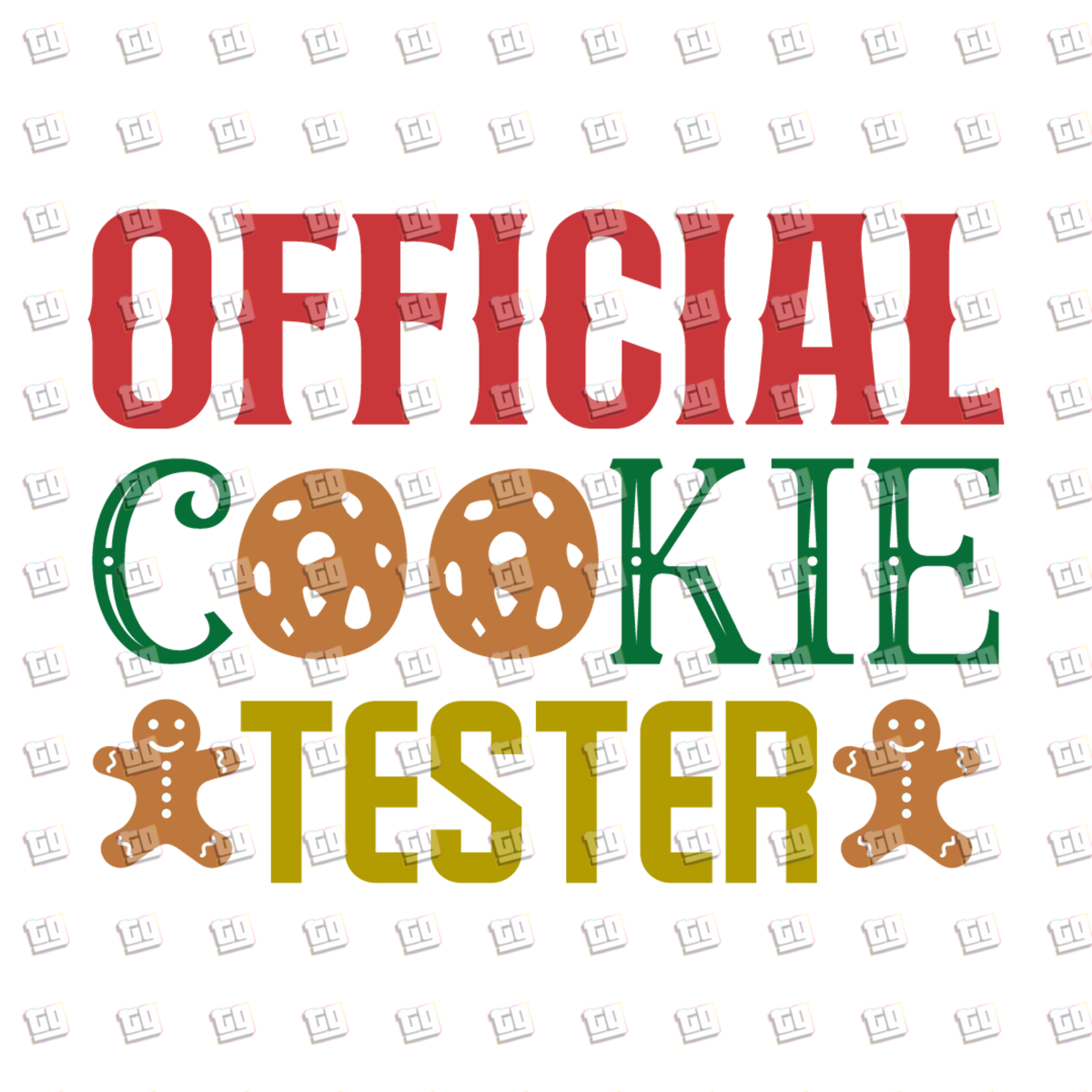 Official Cookie Tester (Gingerbread) - Holidays - DTF Transfer