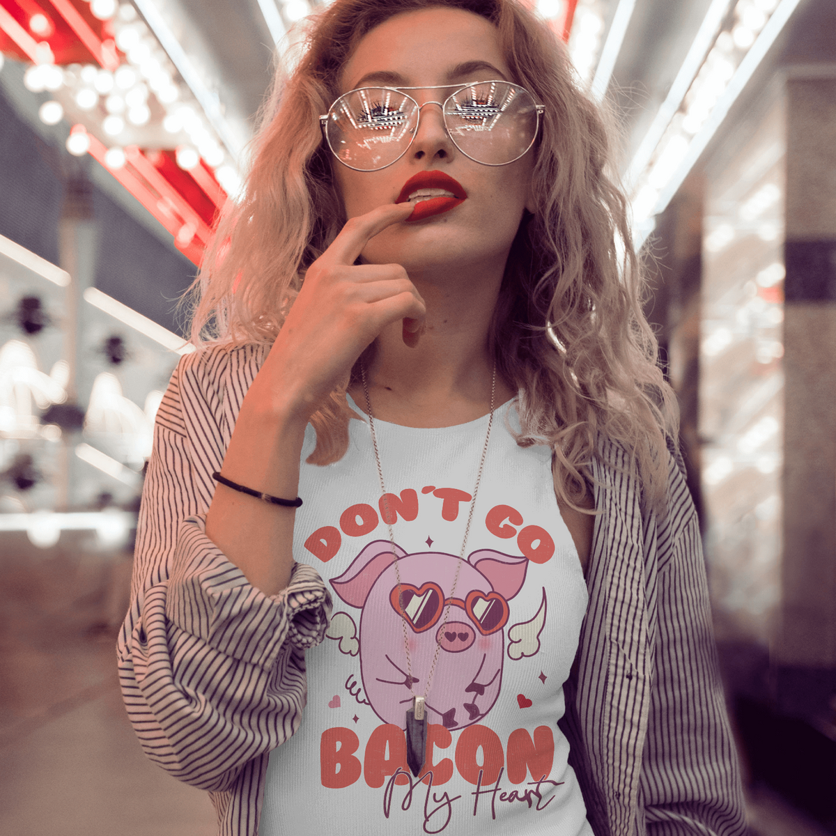 Don't Go Bacon My Heart - Valentines - DTF Transfer
